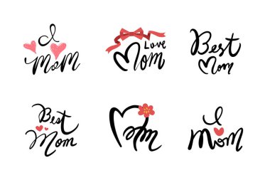 Anneler Günü 'nün neşeli kutlamalarının temsilcisi, Anneler Günü için çeşitli yazılı metinler.