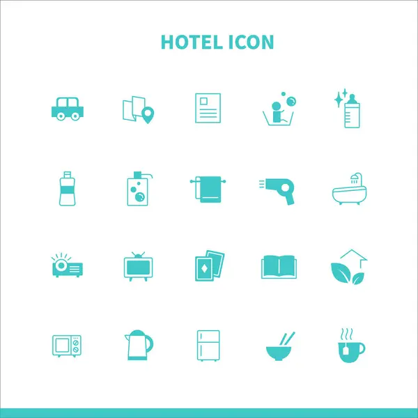 Minimalist Icon Homestay Hotel Logo Vector Illustration — Stock Vector