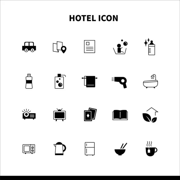 Minimalist Icon Homestay Hotel Logo Vector Illustration — Stock Vector