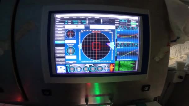 Control Panel Tunnel Boring Machine — Stock Video