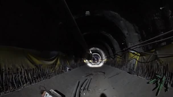 지하철 터널에서 Natm 방식으로 콘크리트 — 비디오