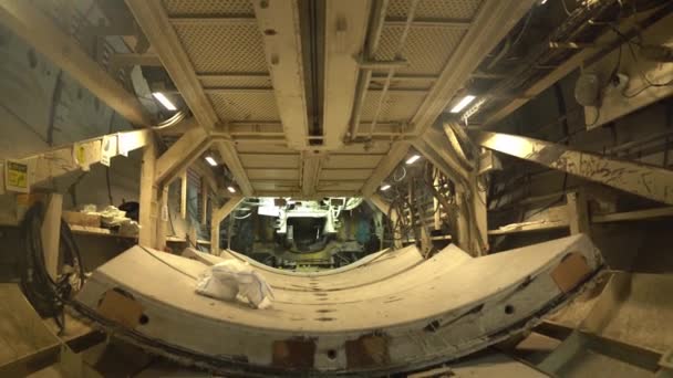 Тунельні Розточувальні Машини Внутрішні Сегментні Роботи Монтажу Кілець — стокове відео