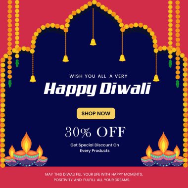 Kadife çiçekleri ve mango yapraklı geleneksel Hint çiçekleri Diwali indirim festivali sezonu için dekorasyon