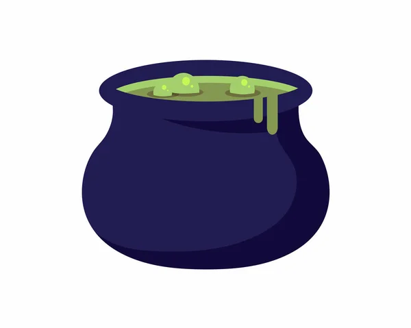 Halloween Green Potion Illustration — Stock Vector