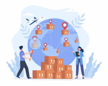 Nakliye için Lojistik Yetki Kontrolü Ürün Ürünleri Global lojistik dağıtım hizmetleri