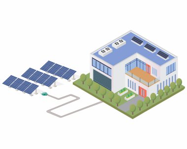 Yenilenebilir enerji üretimi güneş paneli yenilenebilir elektrikle