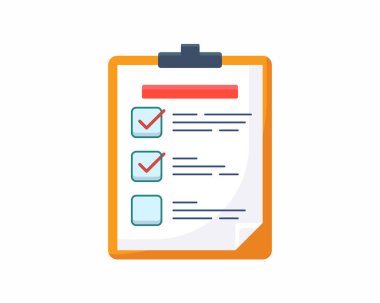 Üretkenlik vektörü illüstrasyonu için yapılacaklar listesi