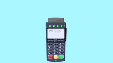 POS Terminal Machine üzerinden kredi kartıyla ödeme