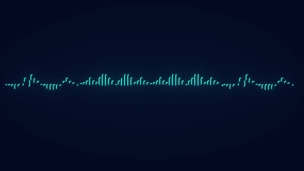 Spektrum Muzyczne Wave Animation — Wideo stockowe