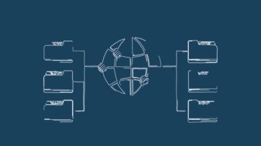 Veritabanı Dosyaları Yönetimi İnternet sunucu teknolojisi animasyonu