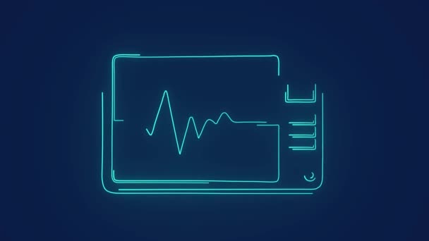 Ventilador Médico Para Cuidado Los Pulmones Tecnología Hospitalaria — Vídeos de Stock