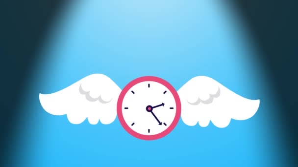 Time Management Produktywny Czas Life Animation — Wideo stockowe