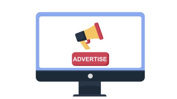 디지털 마케팅 캠페인 애니메이션으로 비즈니스 — 비디오