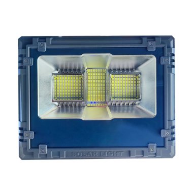 LED güneş ışığı beyaz ya da şeffaf arkaplanda izole edildi. Yeni alternatif aydınlatma cihazları güneş hücrelerini elektrik enerjisi kaynağı olarak kullanır.