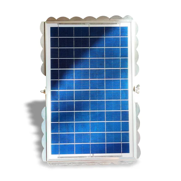 Solar panel is a new generation of alternative clean energy generator technology that is environmentally friendly. Photo object isolated on white or transparent background.