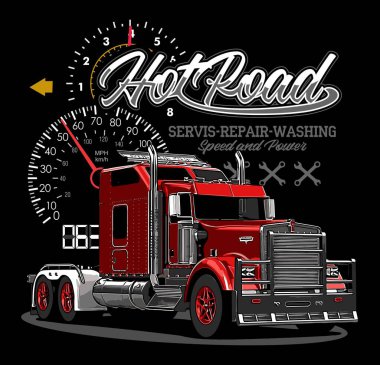 truck front view vector art for design needs  clipart