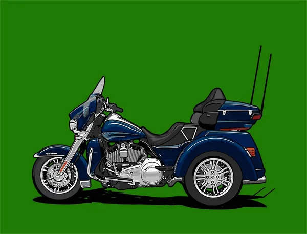 Modèle Vectoriel Tricycle Pour Les Besoins Conception Graphique — Image vectorielle