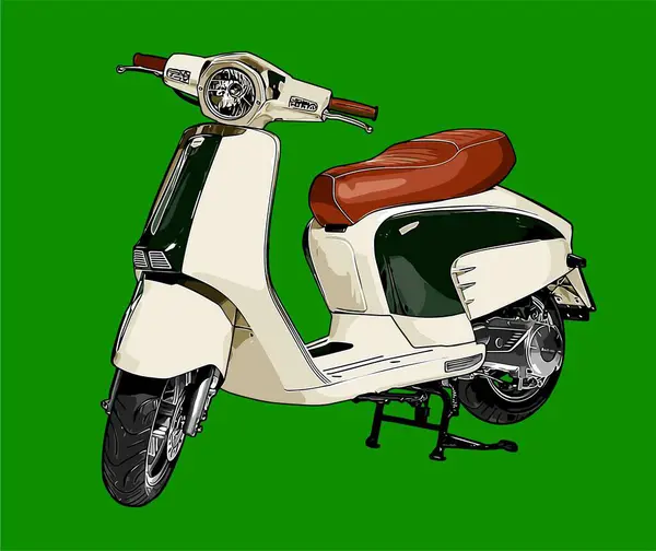 Scooter Vector Graphic Design — Stock Vector
