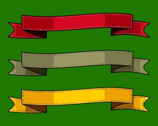 Ribbon Vector Template Für Grafisches Design — Stockvektor