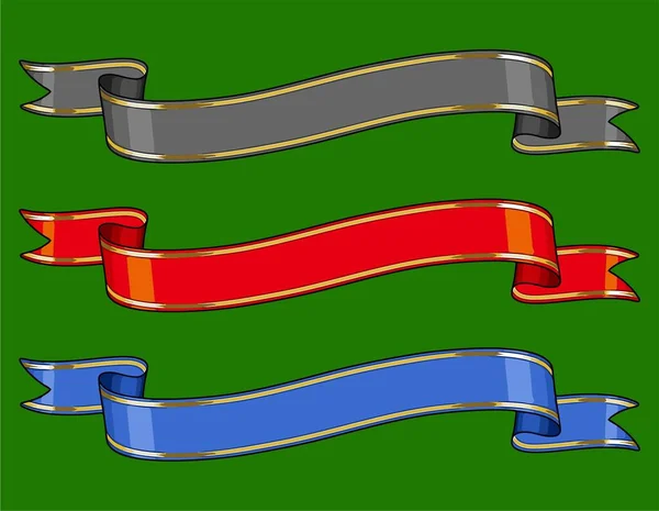 Ribbon Vector Template Für Grafisches Design — Stockvektor