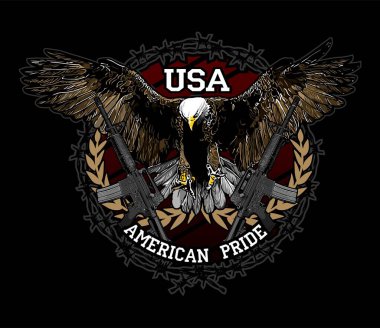 Tasarım için Amerikan ordusu vektör şablonu