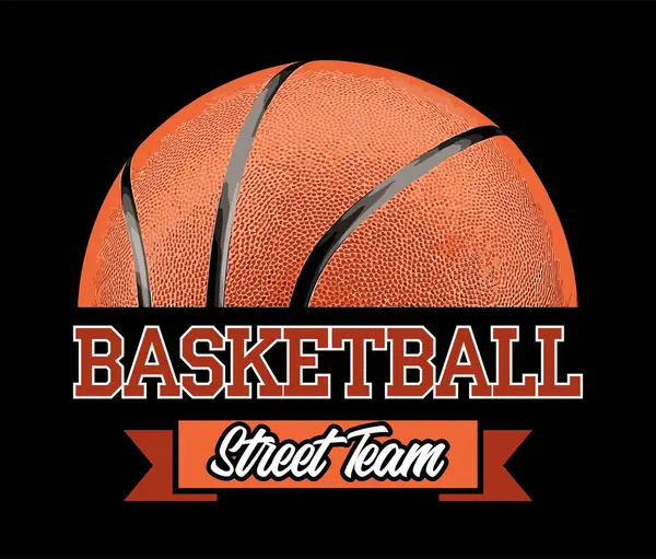 Grafik tasarımı için basketbol vektör sanatı