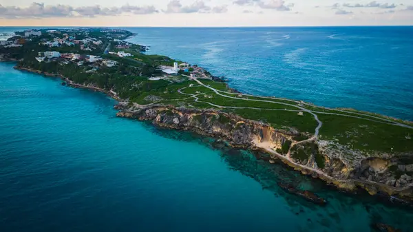 Meksika Cancun Riviera Maya adası tropikal Karayip sahil adası Quintana Roo 'yu katletti.