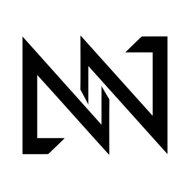 Modern Soyut Monogram Minimalist Markalaştırma Tasarımı Geometrik Üçgen Logosu Tasarımı