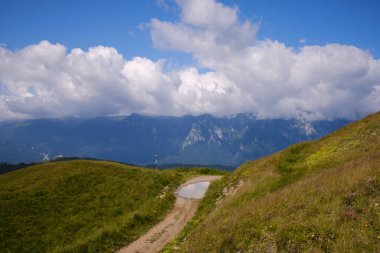 Bucegi Dağları 'nın güzel bir manzarası.