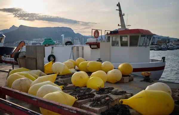 Calpe Limanı 'nda Güzel Günbatımı