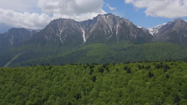 Drone Vista Del Parco Nazionale Bucegi Romania — Video Stock