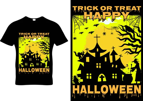 Koleda Halloween Shirt Design Print — Stockový vektor