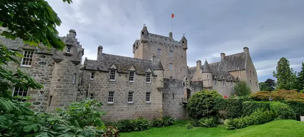 Кавдорский Замок Сад Шотландия Стоковое Изображение