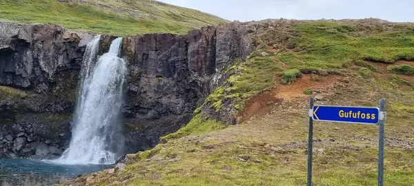 Iceland Gufufoss Seydisfjordur — Fotografia de Stock