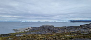 Grönland, Ilussiat yakınlarındaki Ilimanaq, Eceglacier, Disko Körfezi, Discobucht