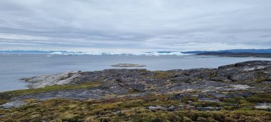 Grönland, Ilussiat yakınlarındaki Ilimanaq, Eceglacier, Disko Körfezi, Discobucht