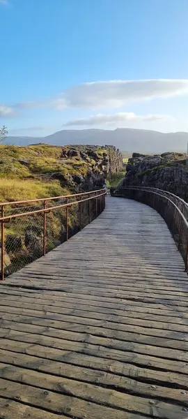 stock image Island, westisland, reykjavik, the American and Eurasian continental plates, thingvellir, Loegberg