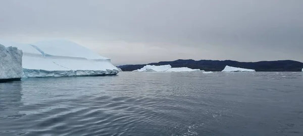 Гренландия Илиманак Илибатом Эцегласье Залив Диско Дискобук Лицензионные Стоковые Изображения