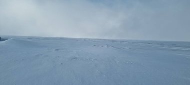 İzlanda, Ada, büyük buzul Langjoekull.