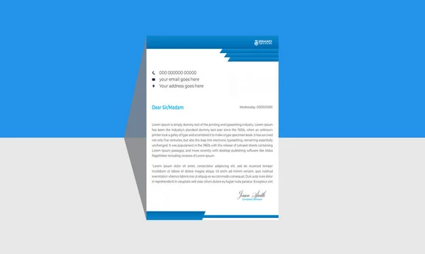 modern business brochure design template