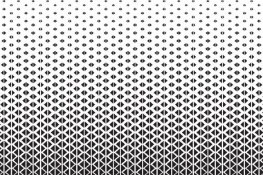 siyah ve beyaz yarım ton vektör deseni, gradyan