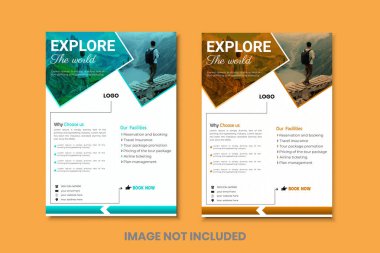 İş broşürü tasarım düzeni