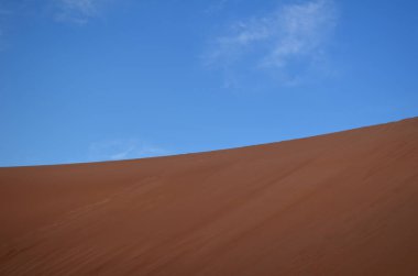 Tocantins, Brezilya 'da mavi gökyüzü olan kum tepeleri