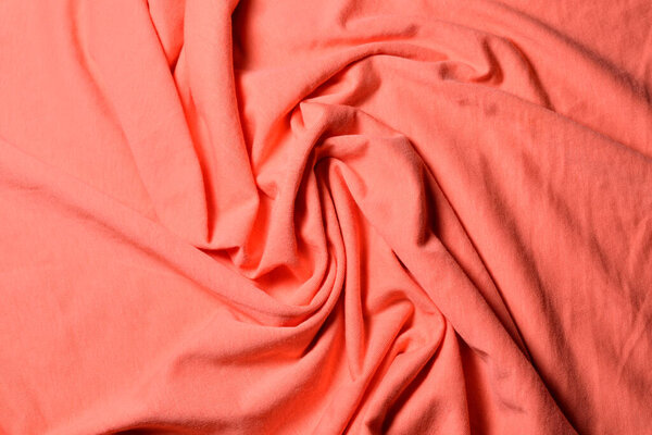  piece of orange fabric for wallpaper