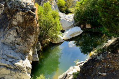 view of river and rocks