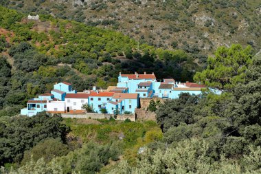 Malaga İspanya 'daki Şirin Köyü