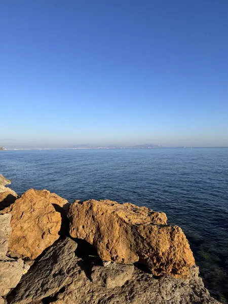 Cote Bleue Mediterranee Golden Hour — Stok fotoğraf