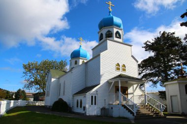 Alaska, Kutsal Diriliş Kilisesi, Kodiak, ABD 'deki bir Rus Ortodoks Kilisesi.