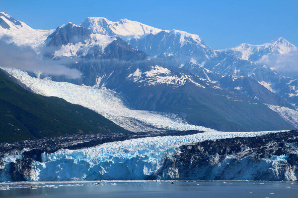 Harvard Glacier is a large tidewater glacier in the Alaska's Prince William Sound