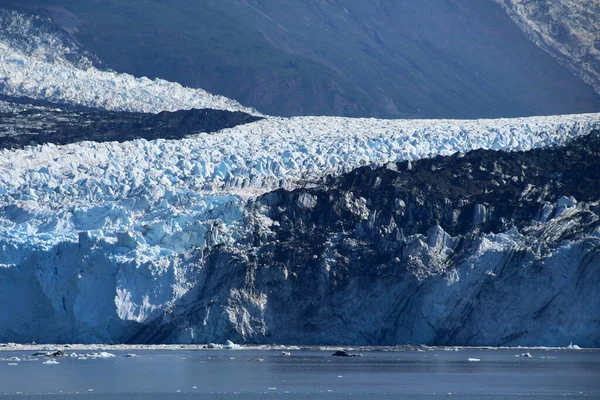 Harvard Gleccser Egy Nagy Dagálygleccser Alaszkai William Sound Hercegben — Stock Fotó